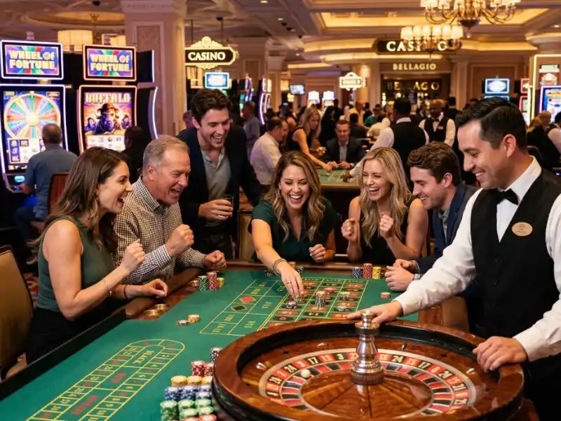 777 Jili Casino Login players cheering after a jackpot win appeared on the screen