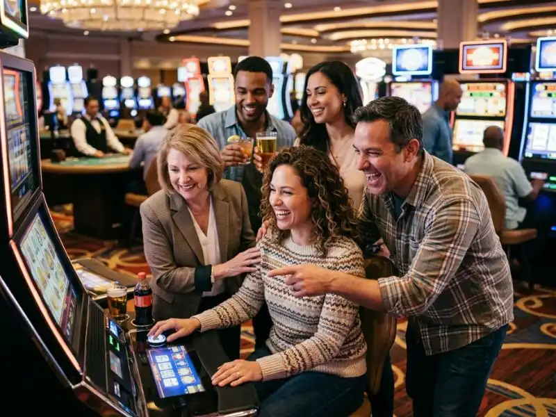 Apaldo Casino player celebrating a big online casino win with excitement and pride