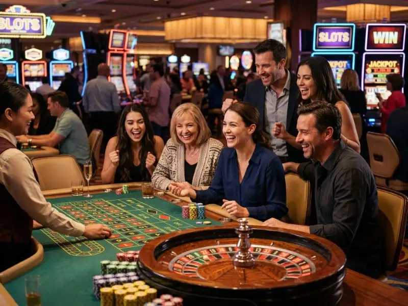 Apaldo Casino player continuing to play after a series of exciting casino wins