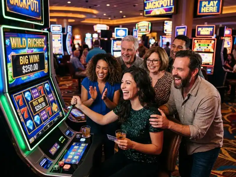 JL99 Casino player nodding happily after each round in an online casino game