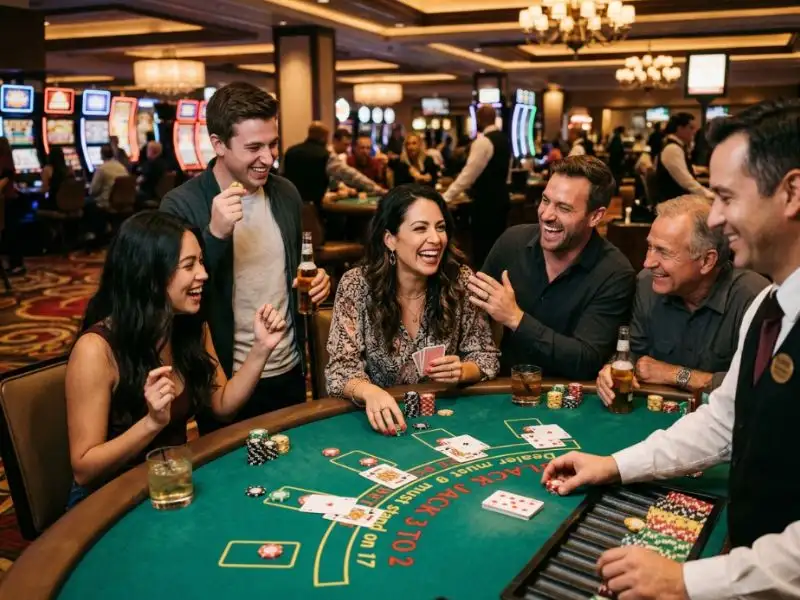 KKJili Casino player enjoying the thrill of winning during an online casino game