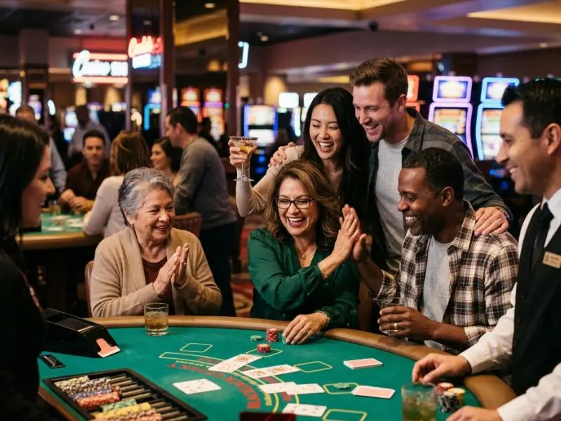 Mega Panalo Casino player staying happy as continuous wins appear in an online game