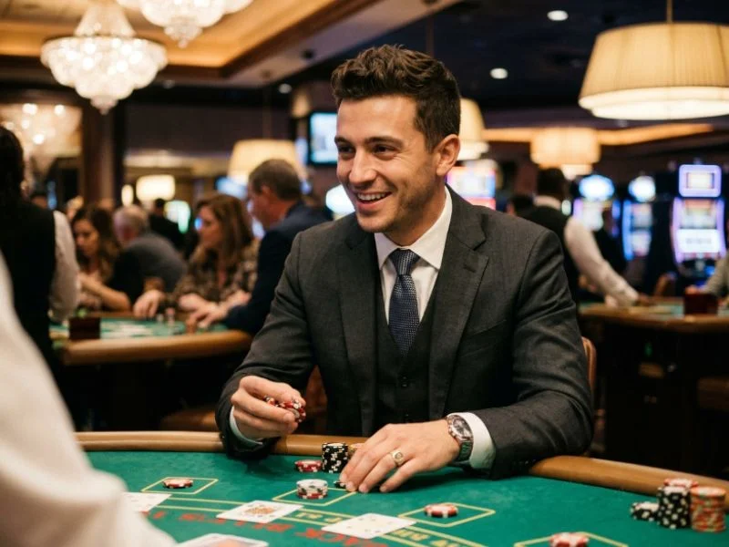 Experienced casino player enjoying slots and table games on Color Game GCash
