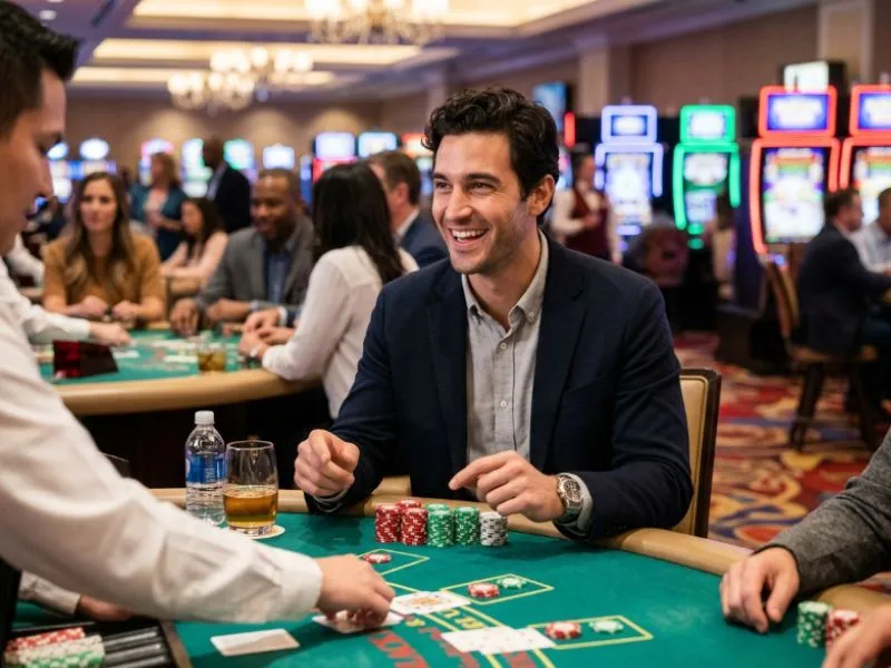 Focused player competing in popular casino games with Scatter Game GCash